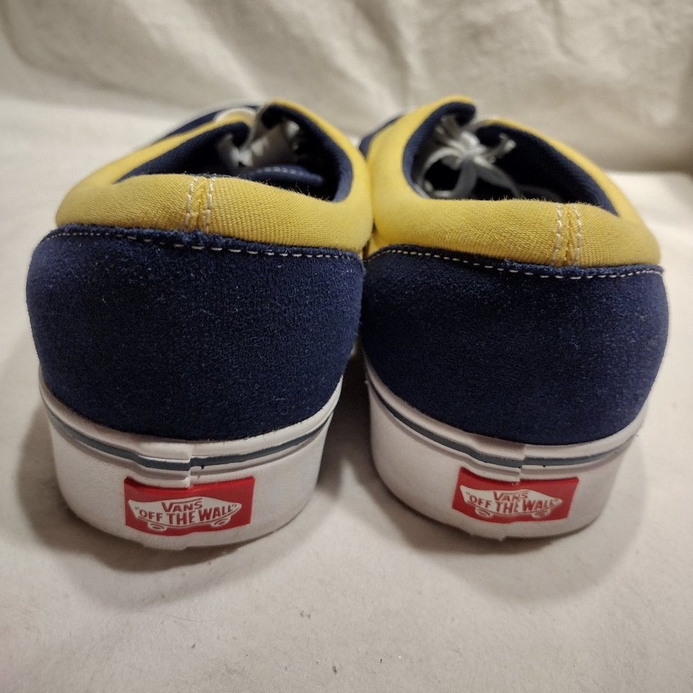 🌎 Vans || ComfyCush Era Low Top Yellow/Blue - Picture 5 of 8